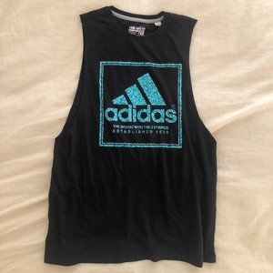 Adidas Teal Logo Tank